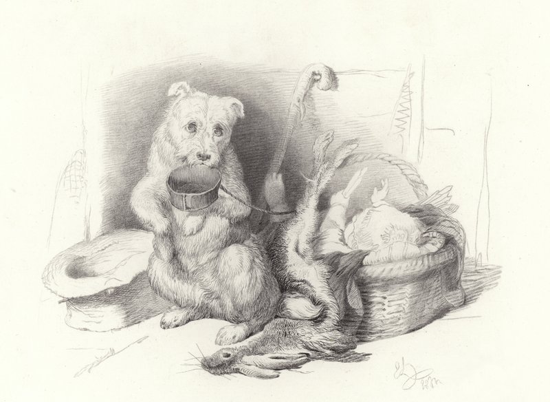 Il mendicante da Edwin Landseer