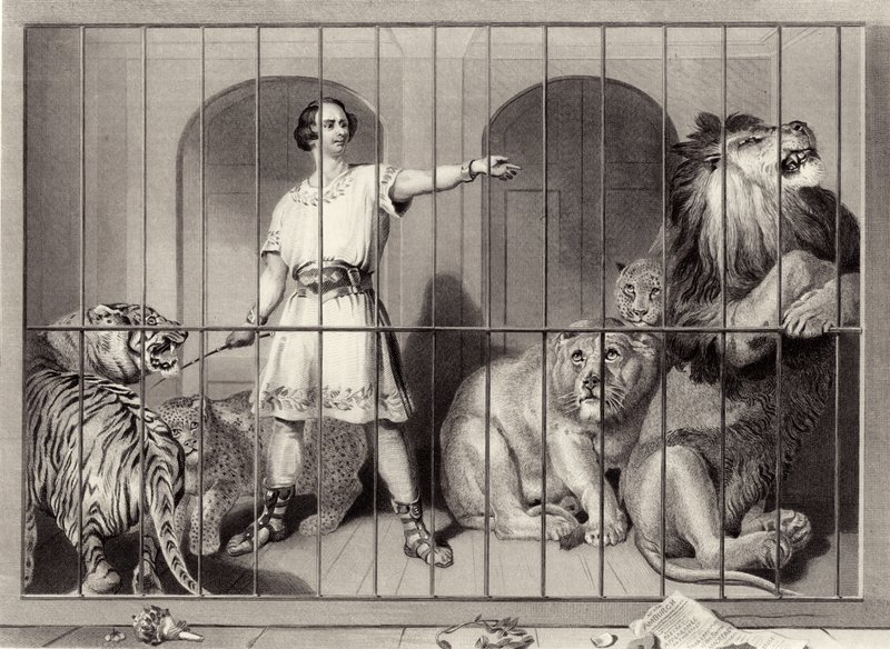 Van Amburgh e i Leoni da Edwin Landseer