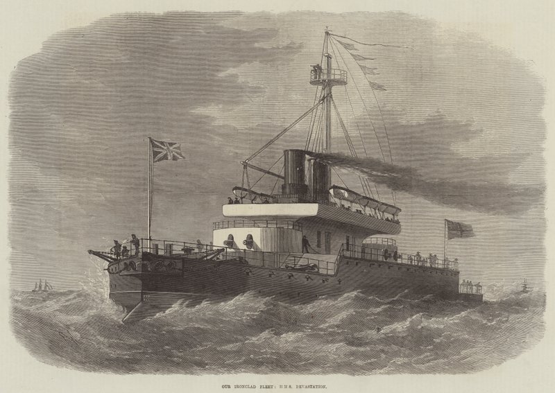 La nostra flotta corazzata, HMS Devastation da Edwin Weedon