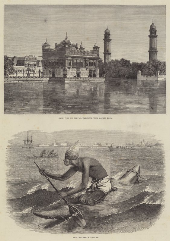 India e il Principe di Galles da Emile Theodore Therond