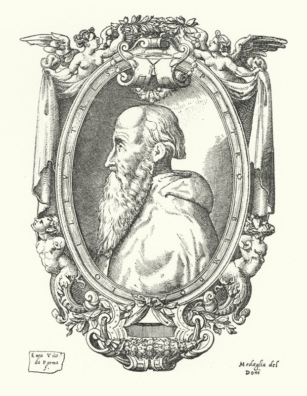 Pietro Bembo, studioso, poeta e cardinale italiano da Enea Vico