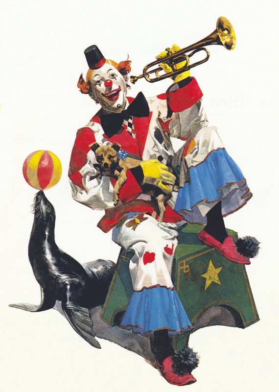 Clown al circo da English School
