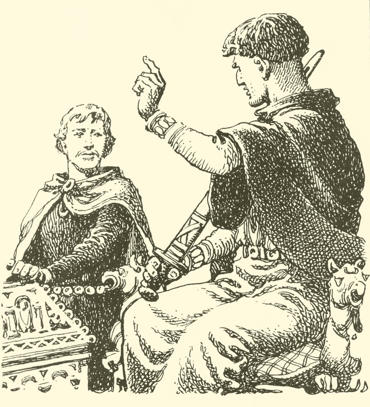 Harold, prigioniero di Guglielmo Duca di Normandia, fu costretto a fare una solenne promessa di essere il vassallo di Guglielmo da English School