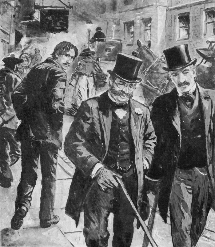 Robert Louis Stevenson, simile a un vagabondo, cammina per le strade di Edimburgo da English School