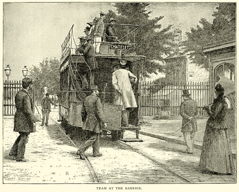 Tram alla barriera da English School