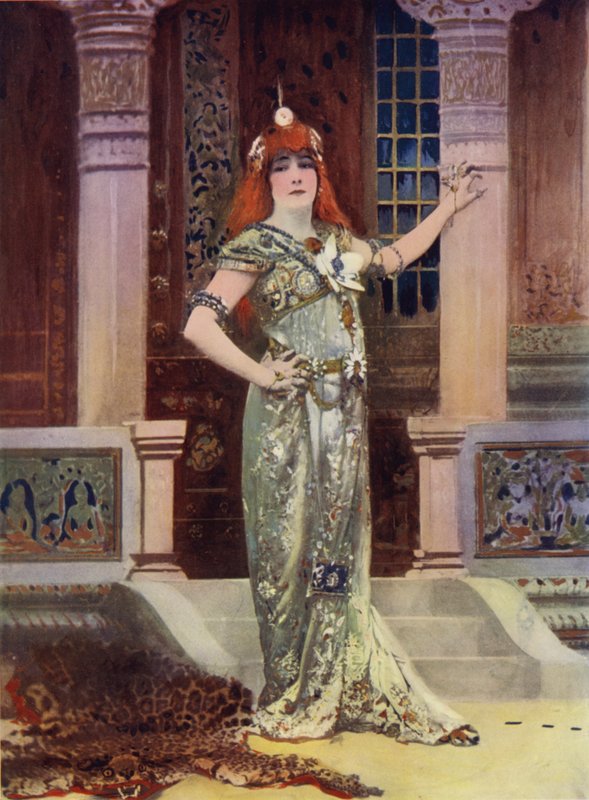 Madame Sarah Bernhardt in Iseyl da English Photographer