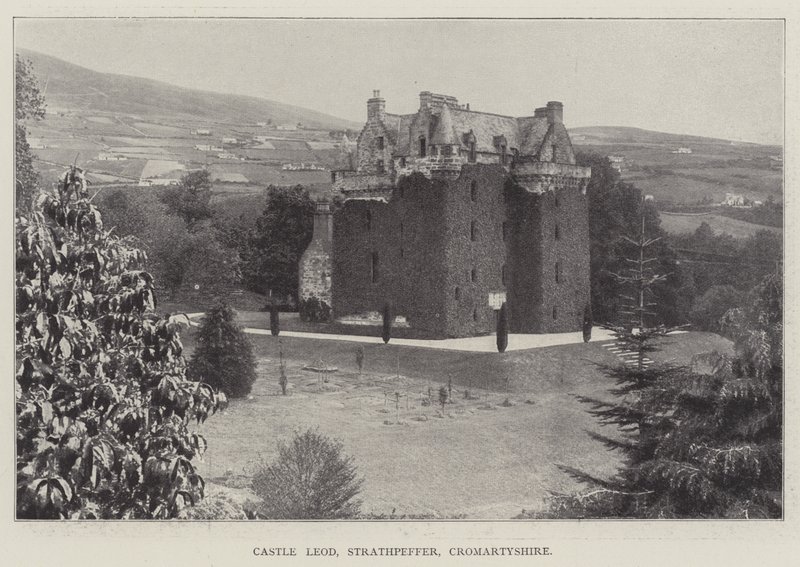 Castello di Leod, Strathpeffer, Cromartyshire da English Photographer