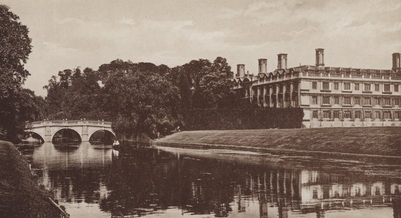 Clare College e Ponte, Cambridge da English Photographer