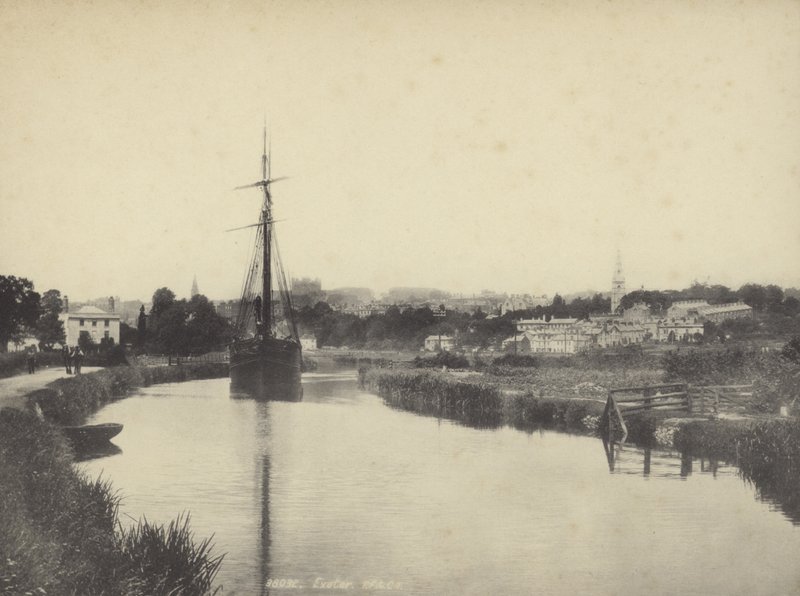 Exeter dal canale, Devon da English Photographer