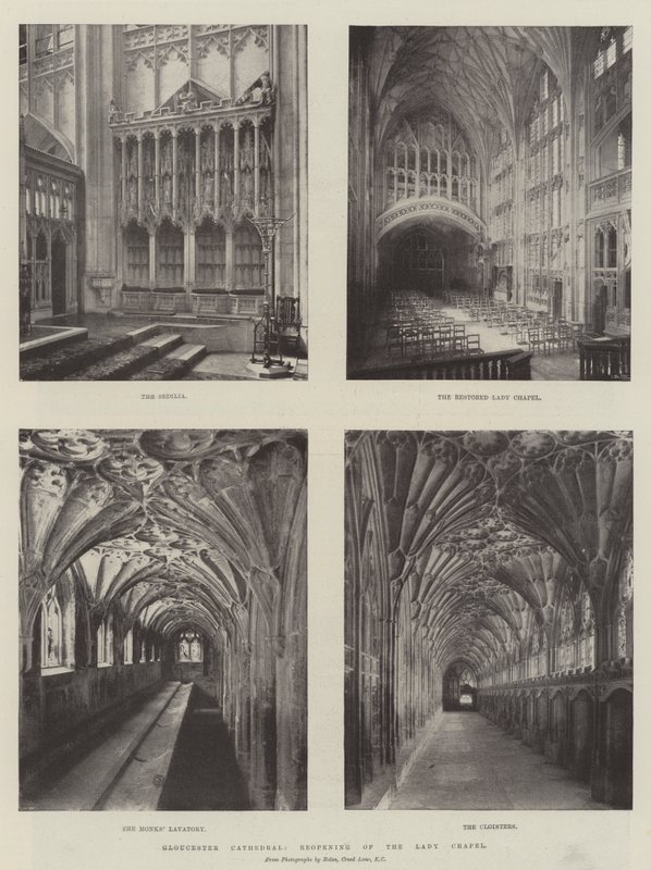 Cattedrale di Gloucester, riapertura della Cappella della Madonna da English Photographer