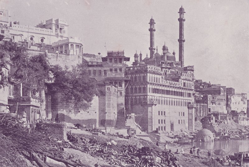 Grande Moschea di Aurangzib, Benares da English Photographer