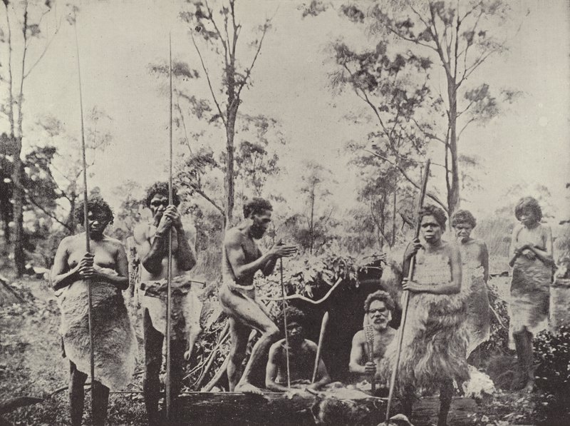 Gruppo di aborigeni del Queensland da English Photographer