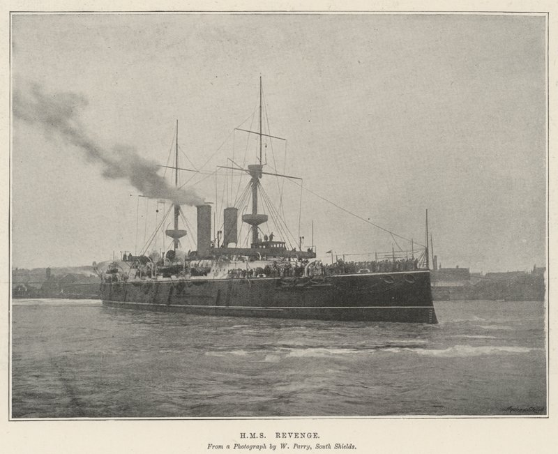 HMS Revenge da English Photographer