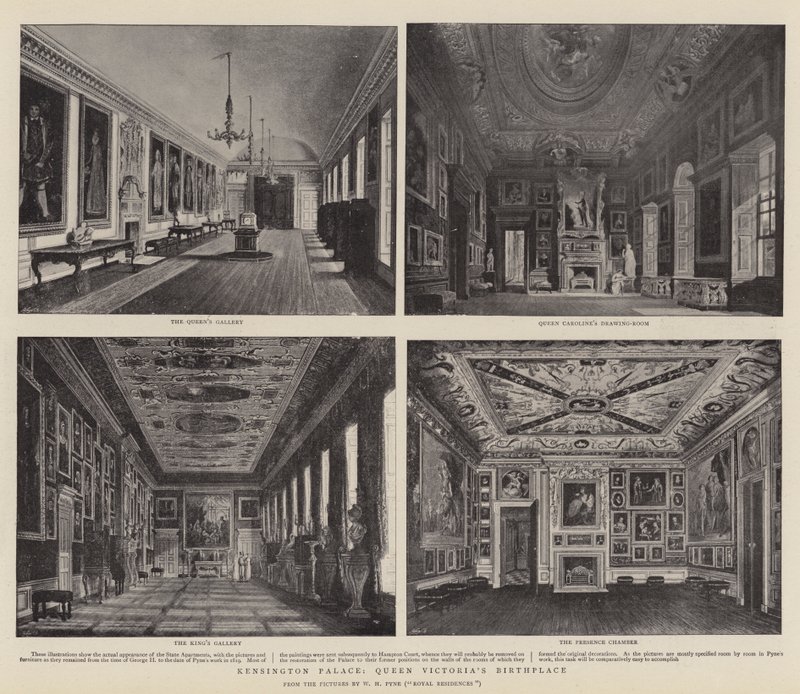 Palazzo di Kensington, luogo di nascita della Regina Vittoria da English Photographer