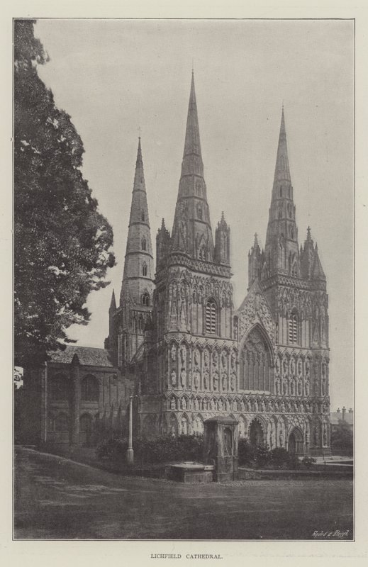 Cattedrale di Lichfield da English Photographer