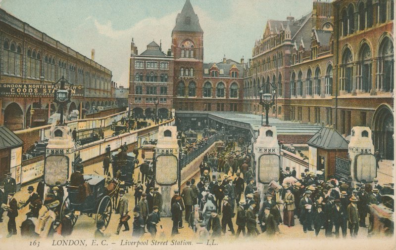 Stazione di Liverpool Street, Londra da English Photographer