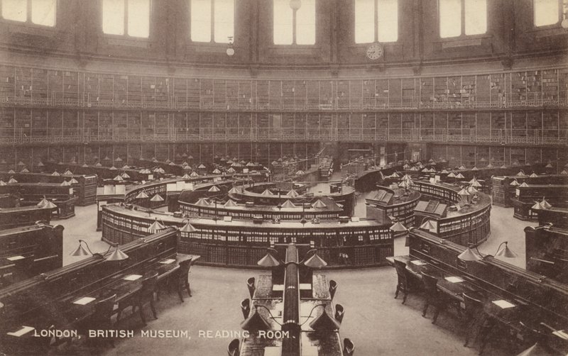 Londra, British Museum, Sala di lettura da English Photographer