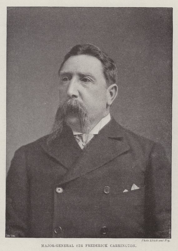 Il maggiore generale Sir Frederick Carrington da English Photographer