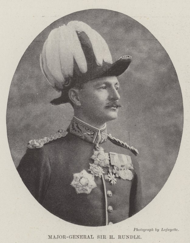 Maggior Generale Sir H Rundle da English Photographer