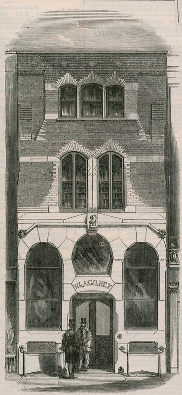 Messrs Gilbeys Wine Office, Oxford Street da English Photographer