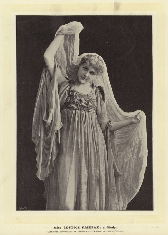Miss Lettice Fairfax: uno Studio da English Photographer