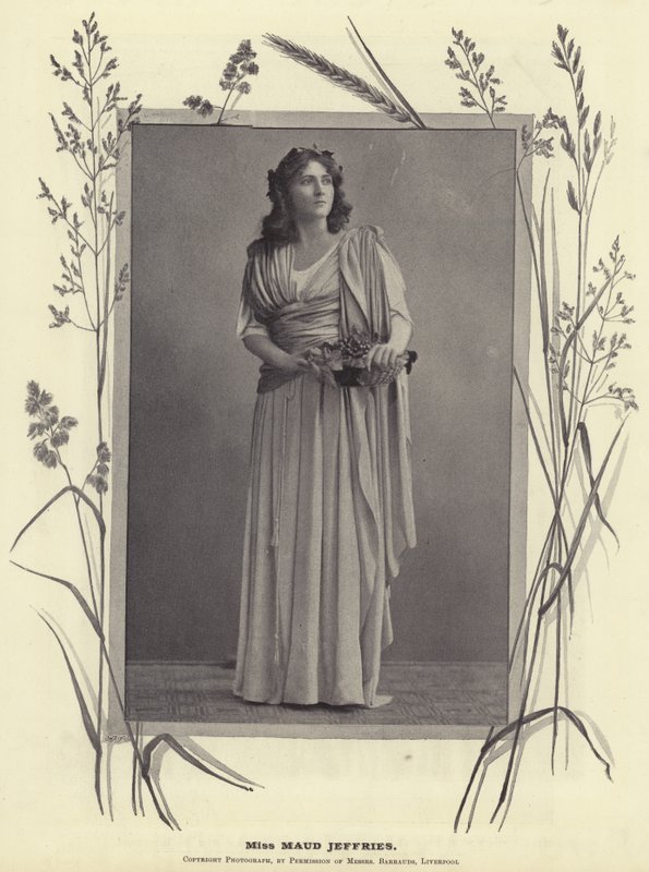 Miss Maud Jeffries da English Photographer