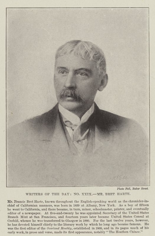 Mr Bret Harte da English Photographer