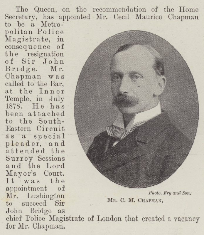 Mr C M Chapman da English Photographer