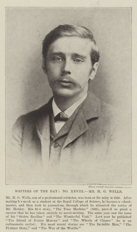 Mr H G Wells da English Photographer
