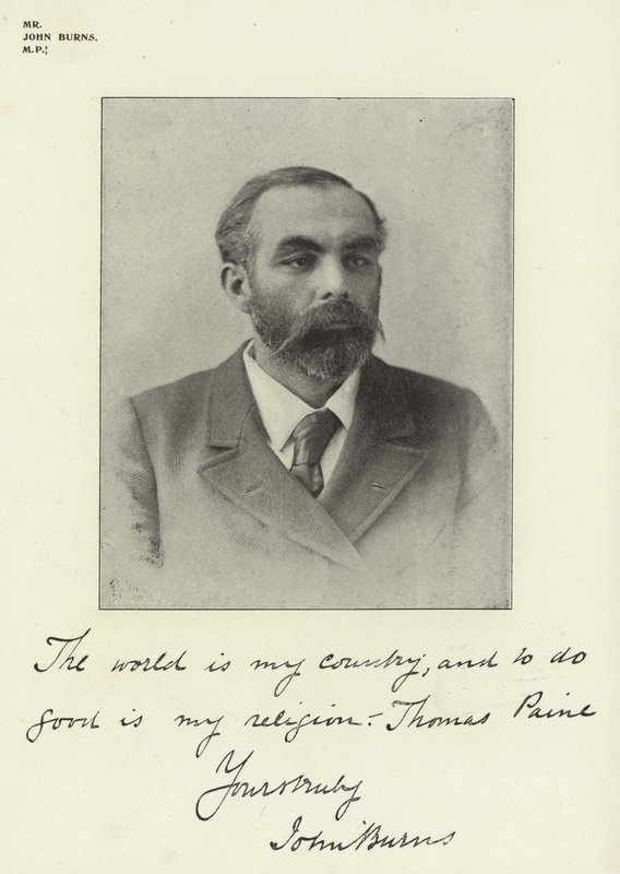 Mr John Burns, MP da English Photographer