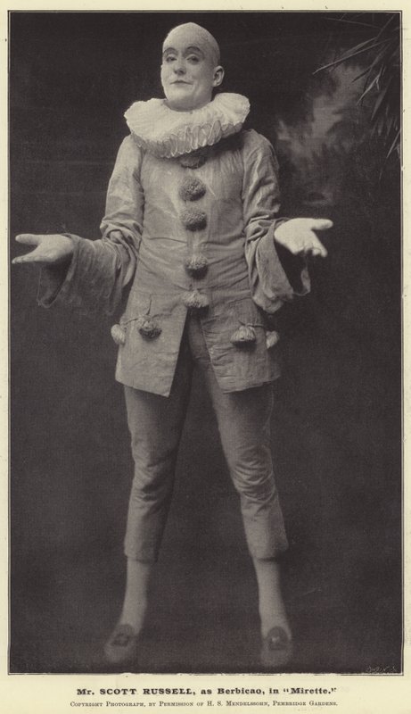 Mr Scott Russell, come Berbicao, in Mirette da English Photographer
