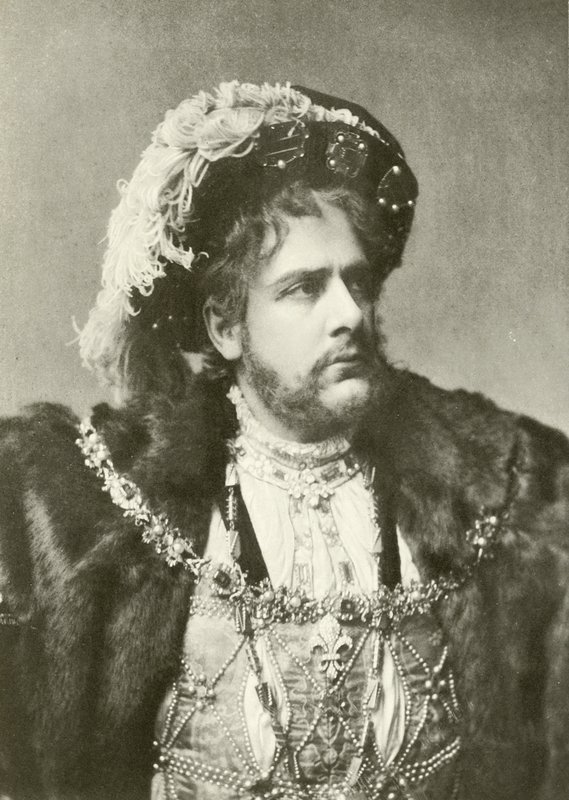 Mr William Terriss come Enrico VIII (incisione) da English Photographer