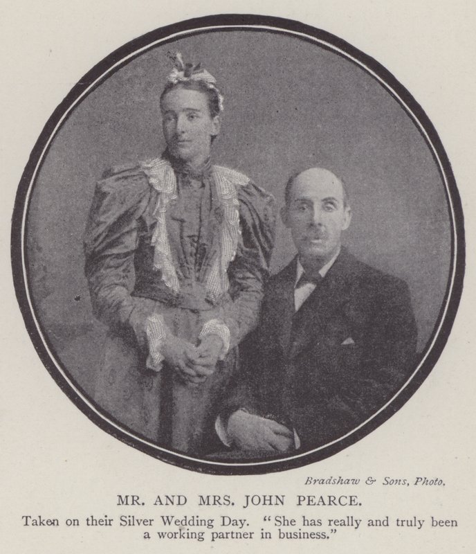 Il signor e la signora John Pearce (foto in b/n) da English Photographer