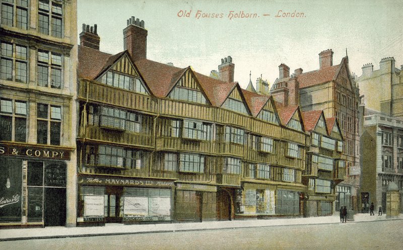 Vecchie case, Holborn da English Photographer