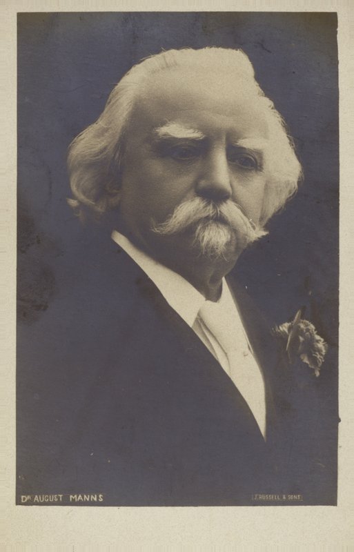Ritratto di Sir August Manns da English Photographer
