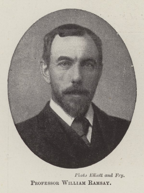 Professor William Ramsay da English Photographer