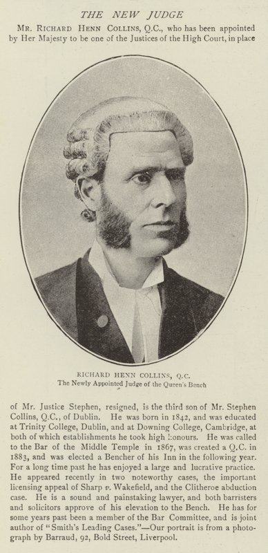 Richard Henn Collins, QC da English Photographer