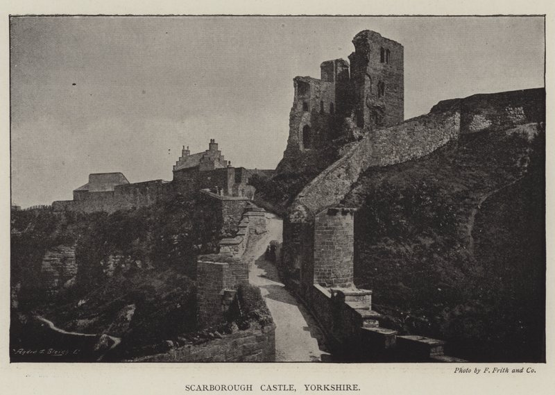 Castello di Scarborough, Yorkshire da English Photographer