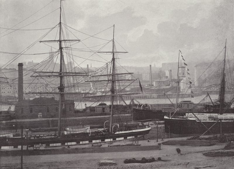 Navigazione sul Clyde, Partick, Glasgow da English Photographer