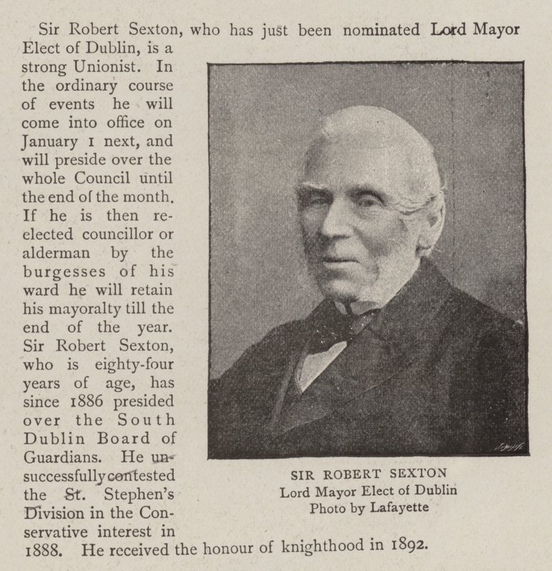 Sir Robert Sexton da English Photographer
