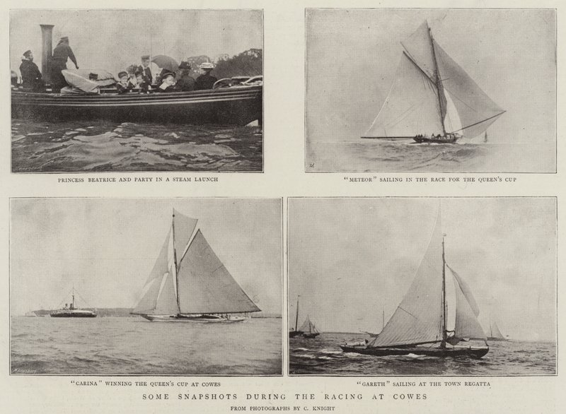 Alcuni scatti durante le corse a Cowes da English Photographer