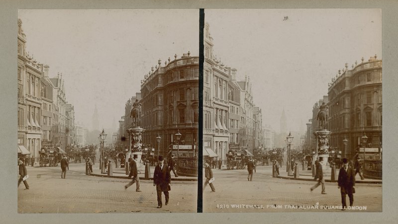 Immagine stereoscopica di Charing Cross da English Photographer