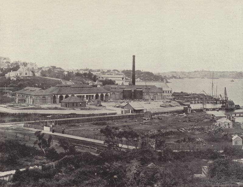 Stabilimenti della Sunlight Soap Company, vicino a Sydney da English Photographer