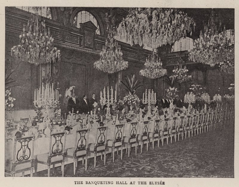 La sala dei banchetti all