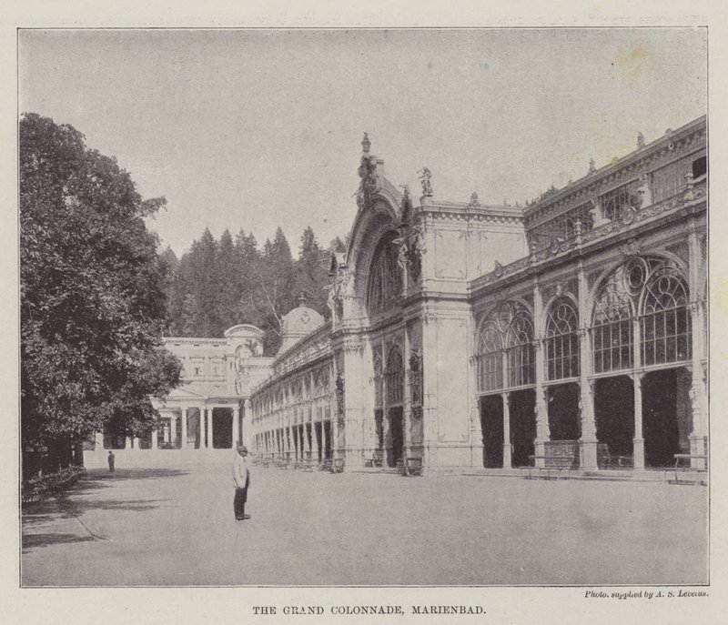 La grande colonnata, Marienbad da English Photographer