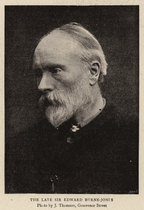 Il defunto Sir Edward Burne-Jones da English Photographer