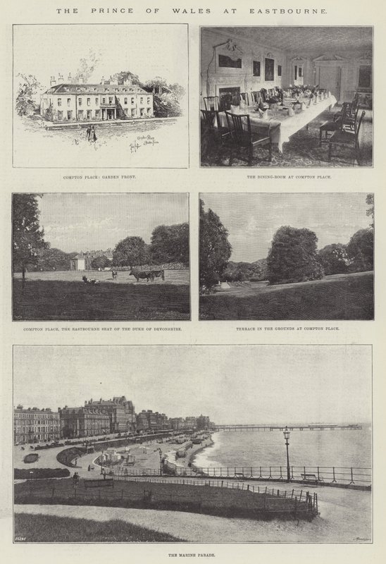 Il Principe di Galles a Eastbourne da English Photographer