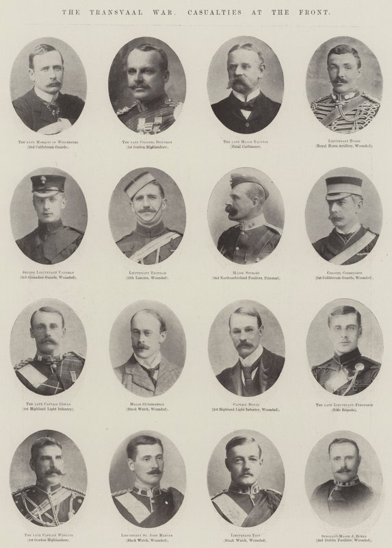 La guerra del Transvaal, vittime al fronte da English Photographer