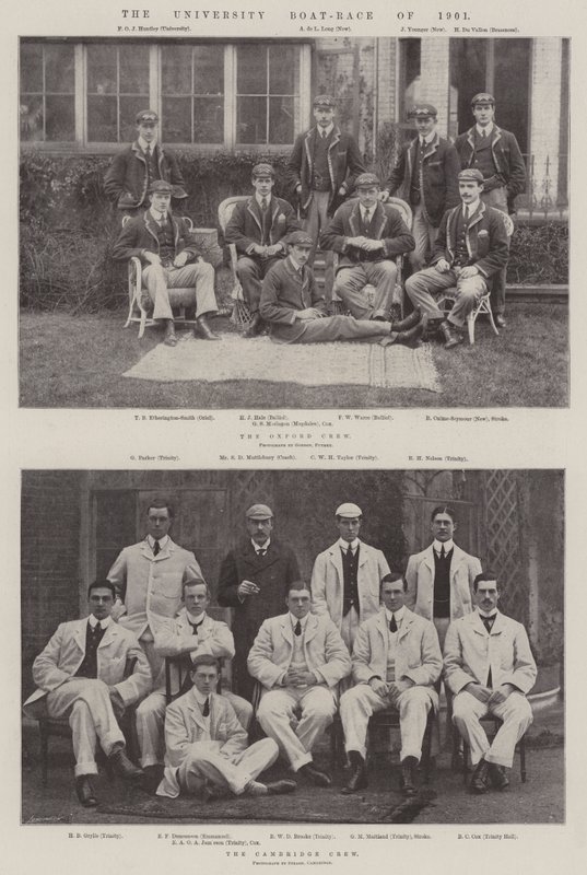 La regata universitaria del 1901 da English Photographer