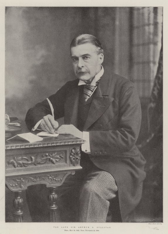 Il defunto Sir Arthur S Sullivan da English Photographer